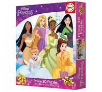 Educa Puzzle Lenticulaire 3d Princesses Disney 200 Pièces