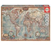 Educa - Puzzle - Mapamundi Historico - Puzzle Carte du Monde 4000 Pieces (14827)