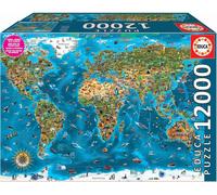 EDUCA Puzzle Merveilles du monde 12000 pièces