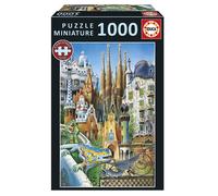 Educa Borrás – Puzzle Gaudí Collage Miniature – 1000 pièces, 30 x 46 cm – Dès 14 ans