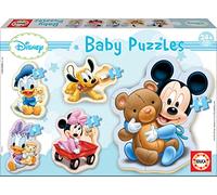 Educa - 13813 - Puzzle Silhouette WD Mickey 13813, Cranberry