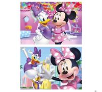 Educa Borrás – 2 puzzles en bois Minnie – 50 pièces chacun – 28 x 20 cm – Dès 5 ans