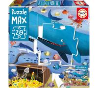 EDUCA Puzzle Monde sous-marin 28 pièces