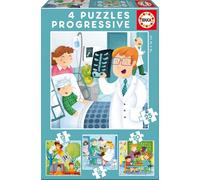 Educa Puzzle Progressif Quand Je Serai Grand 12+16+20+25 Pcs