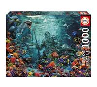 Educa Puzzle Récif De Corail Poséidon 1000 Pièces