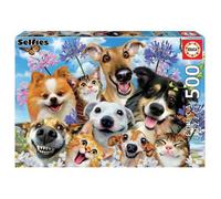 Educa Borrás – Puzzle Animaux – Fun in the Sun Selfie (17983) – 500 pièces
