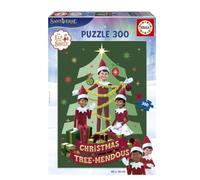 Educa - Puzzle The Elf on The Shelf 300 pièces pour Enfants de Noël | Image avec l'elfe explorateur de Noël et scènes festives, cadeau pour réveillon de Noël ou rois à partir de 8 ans (20861)