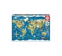 Educa puzzles 200 pieces mappemonde