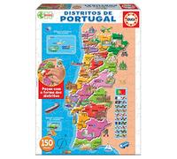 Educa Borrás Puzzle 1500 pièces Carte du Portugal Réf. 16929 Multicolore