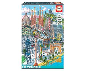 Educa - Sèrie CityPuzzles. Barcelona. Puzzle 200 pièces. Ref. 18473