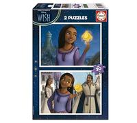 Educa Borrás – Set 2 puzzles pour enfants 20 pièces Images de Souhait 28×20 cm dès 4 ans