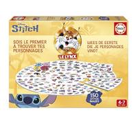 Educa - Stitch Lynx 150 Images | Jeu de société Familial pour améliorer la Vue, la mémoire et Les réflexes Tout en s'amusant | 4-5 Ans et Plus (20611)