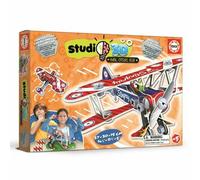 Educa - Studio 3D Puzzle avec pièces. Écrous et boulons. Assemblez un avion à partir de zéro. Recommandé pour les 5 ans et plus (19185) EDUCA