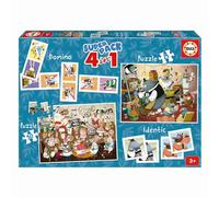 Educa Superpack 4 En 1 Contes De La Forêt De Kasandra Puzzle