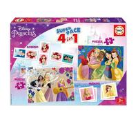 Educa Superpack 4 En 1 Puzzle Princesses Disney