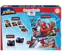 Educa Borrás Puzzle Superpack Spiderman – 2 puzzles, domino et identique – Dès 3 ans