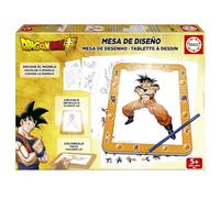 Educa - Table Design Dragon Ball. Créez, Colorez et décorez avec la Nouvelle Tablette de Dessin Lumineux. Plus de 25 modèles différents pour Dessiner Autant de Fois Que Vous Le Souhaitez. A partir de