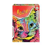 Educa - Tilt Cat Love, Dean Russo | Puzzle de 1000 pièces | Mesure approximative: 68 x 48 cm | À partir de 14 Ans (19257)