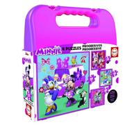 Educa Valise Minnie Happy Helpers Avec Puzzles Progressifs