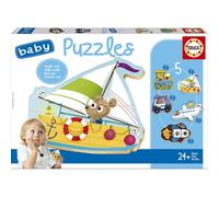 Puzzle Véhicules EDUCA - Pour Enfants de 24 Mois - Grandes Pièces