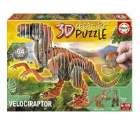 Educa - Velociraptor 3d Creature Puzzle