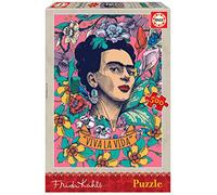 Educa - Viva la Vida, Kahlo Frida Puzzle avec 500 pièces, Mesure approximative: 34 x 48 cm. À partir de 11 Ans (19251)