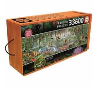Educa Borrás - Puzzle en bois Vida Salvaje - 33600 pièces - Multicolore - Enfants
