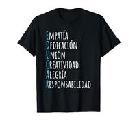 Educar - bilingue pour Professeur Espagnol T-Shirt Graphique avec Valeur