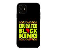 Educated Black King African Pride Empowerment Graphic Coque pour iPhone 11