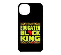 Educated Black King African Pride Empowerment Graphic Coque pour iPhone 13