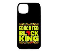 Educated Black King African Pride Empowerment Graphic Coque pour iPhone 15 Plus