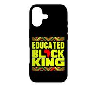 Educated Black King African Pride Empowerment Graphic Coque pour iPhone 17