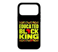 Educated Black King African Pride Empowerment Graphic Coque pour iPhone 17 Pro Max