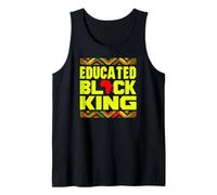 Educated Black King African Pride Empowerment Graphic Débardeur