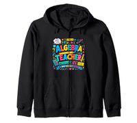 Éducateur d'algèbre - Inspiration mathématique - Design coloré Sweat à Capuche