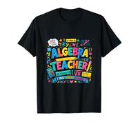 Éducateur d'algèbre - Inspiration mathématique - Design coloré T-Shirt
