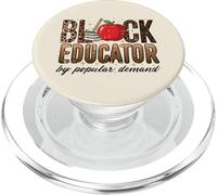 Éducateur d'histoire des Noirs par Enseignant à la Demande Populaire, Femmes et Hommes PopSockets PopGrip pour MagSafe