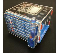 Éducatif Aire de Nid pour Fourmis, Fourmilière Acrylique, Villa d'Insectes, Animal de Compagnie Manie Avancée pour Fourmis Domestiques - Nouvelle Conception (Blue)