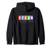 ÉDUCATION À LA Vapeur Science Tech Ingénierie Arts Mathématiques Sweat à Capuche