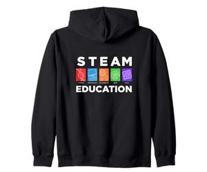 ÉDUCATION À LA Vapeur Science Tech Ingénierie Arts Mathématiques Sweat à Capuche
