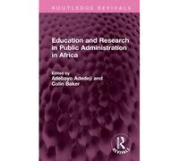 Education And Research In Public Administration In Africa