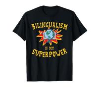 Éducation bilingue Le bilinguisme est ma Superpuissance T-Shirt