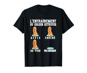 Éducation Chien - Entraînement Du Golden Retriever Mignon T-Shirt