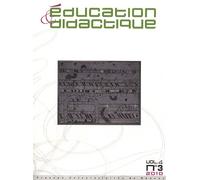 Education & Didactique Volume 4, N° 3/2010