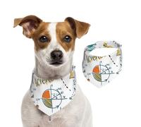 Éducation en Laboratoire Scientifique Biologie Chimie,Bandanas pour Chien, écharpe en Coton, Bavoirs réglables pour Animaux de Compagnie,L