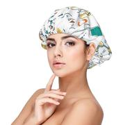 Éducation en laboratoire scientifique Biologie Chimie,Bonnet de nuit en satin réglable en soie pour adulte, bonnet de nuit élastique pour femme