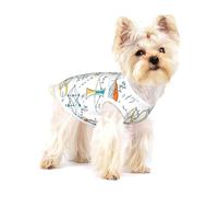 Éducation en Laboratoire Scientifique Biologie Chimie,T-Shirt sans Manches en Coton pour Animaux de Compagnie, Gilet Respirant, Extensible et Doux,L