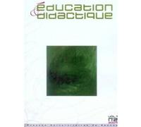 EDUCATION ET DidactIQUE 2