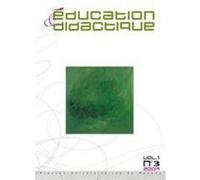 Education & Didactique Volume 1 N° 3/2007