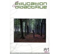 EDUCATION ET DidactIQUE 5 1 Tome 5-1 - Pur - Presses Universitaires Rennes - broché - Revue